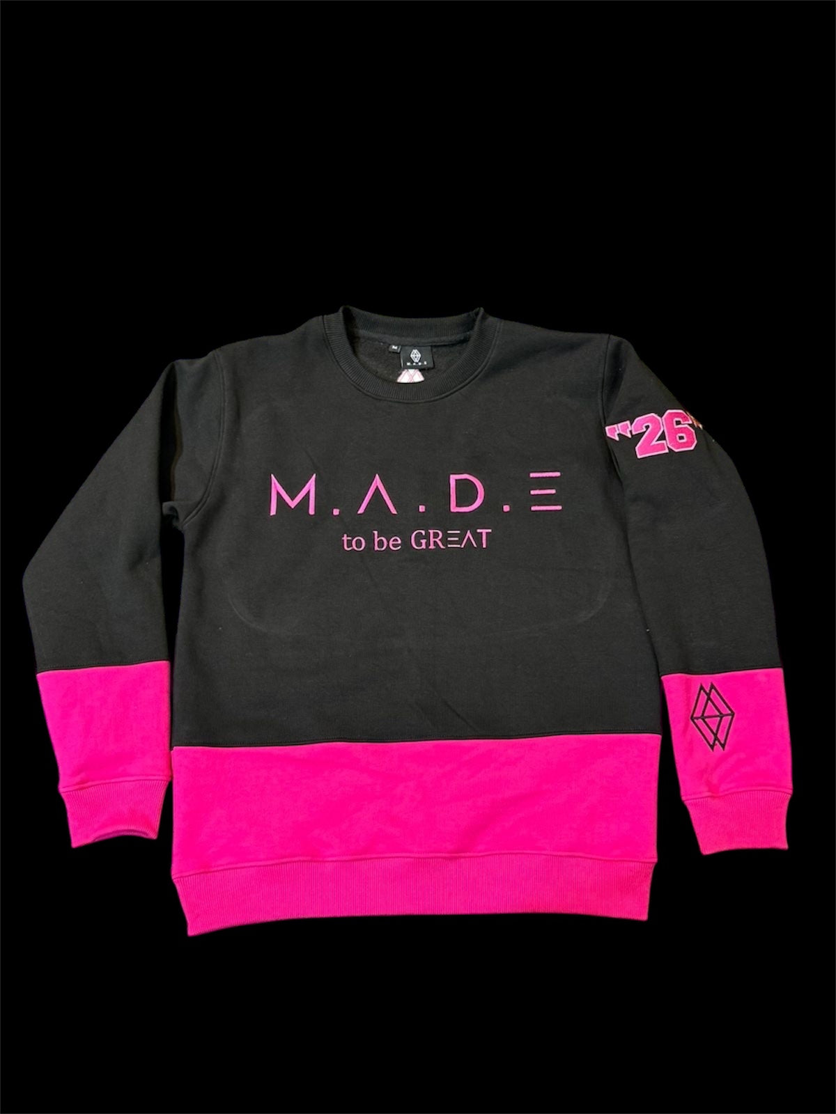 M.A.D.E Embroidered Fleece Sweatshirt