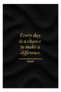 M.A.D.E Inspirational Art Print — Black & Gold Edition