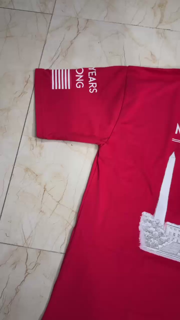 M.A.D.E in the USA Tee — Red