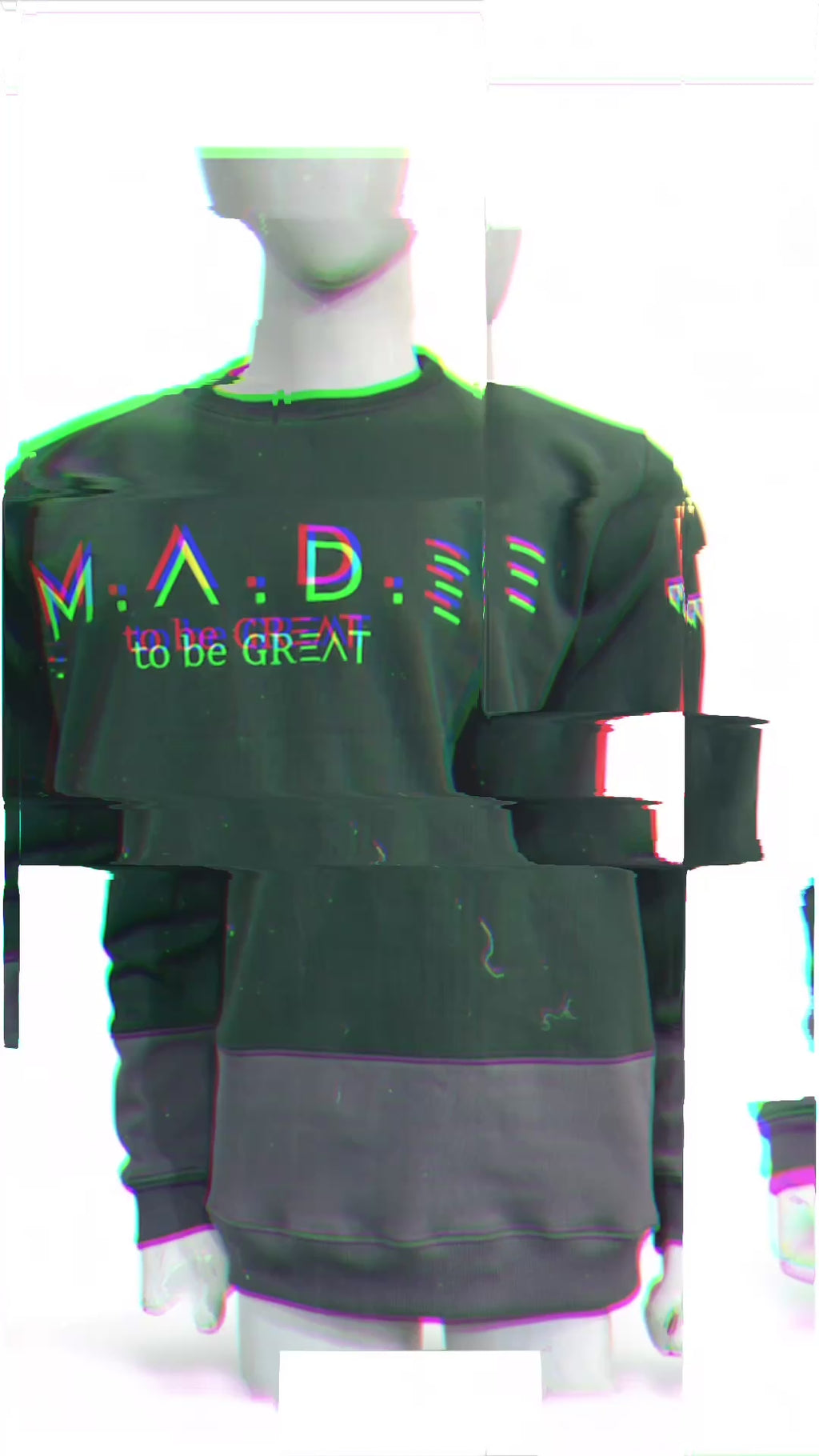 M.A.D.E Embroidered Fleece Sweatshirt